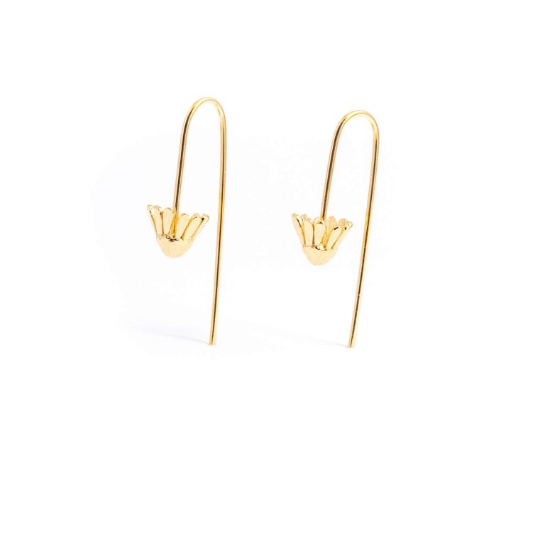 Golden Chamomile Earrings