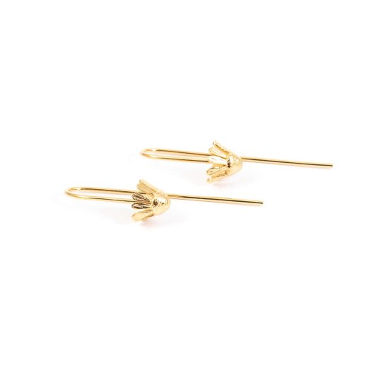 Golden Chamomile Earrings